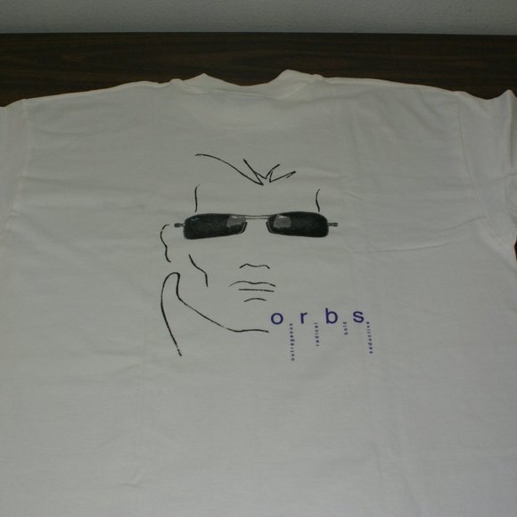 NWOT 90's Vintage T-shirt heavyweight size XL w/ Ray Ban Orbs screenprinted - Picture 3 of 3